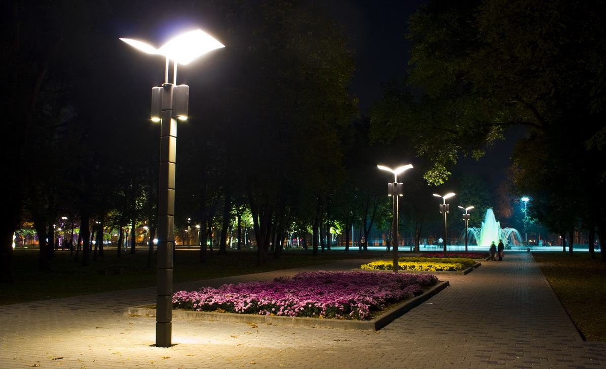 светодиодное освещение парков и скверов