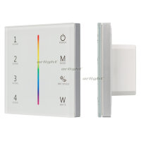 Панель Sens SMART-P22-RGBW White (12-24V, 4x3A, 2.4G) (ARL, IP20 Пластик, 5 лет)