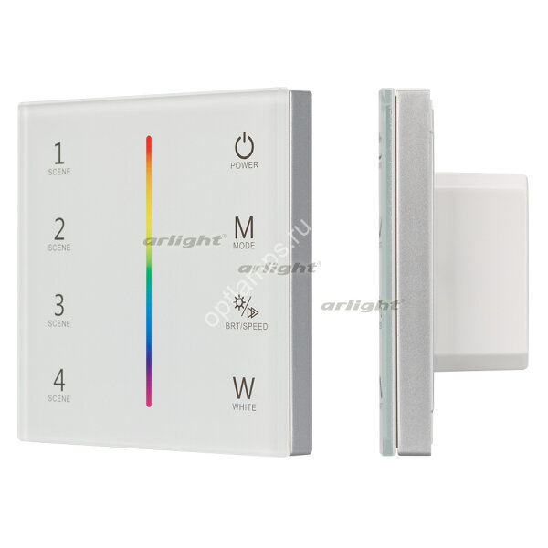 Панель Sens SMART-P22-RGBW White (12-24V, 4x3A, 2.4G) (ARL, IP20 Пластик, 5 лет)