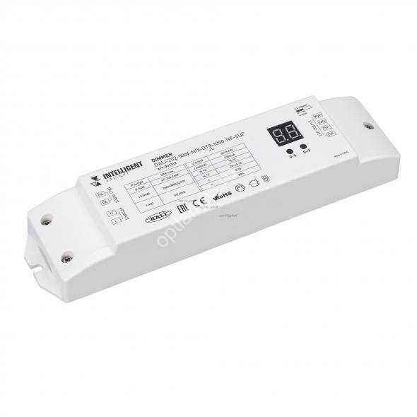 INTELLIGENT ARLIGHT Диммер DALI-202-50W-MIX-DT8-1050-NF-SUF (230V, 1000mА) (IARL, Пластик) INTELLIGENT ARLIGHT Диммер DALI-202-50W-MIX-DT8-1050-NF-SUF (230V, 1000mА) (IARL, Пластик)