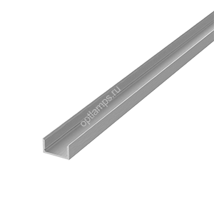 Алюм. профиль для LED ленты накладной 2000х16х7 мм (макс. ширина ленты 10 мм)