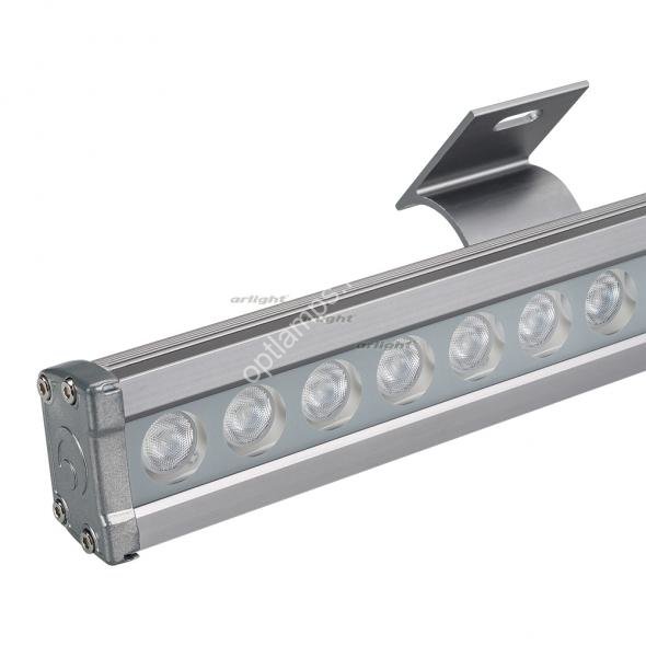 Светодиодный прожектор AR-LINE-1000L-36W-24V RGB (Grey, 30 deg, DMX512) (Arlight, Закрытый)