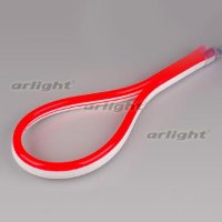 Образец Гибкий неон ARL-CF2835-U15M20-24V Red (26x15mm)-0,9m