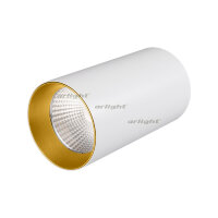 Светильник накладной SP-POLO-R85-1-15W Warm White 40deg (White, Gold Ring) (ARL, IP20 Металл, 3 года)