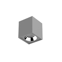 Св-к DL-02 Cube накл 12W 4000K 35° 100*110мм серый RAL7045