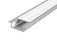 Алюм. профиль для LED ленты с рас.-м опал встр 2000х30х11мм (монт.разм.24 мм, макс. шир. ленты 10мм)