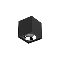Св-к DL-02 Cube накл 12W 4000K 35° 100*110мм черный RAL9005