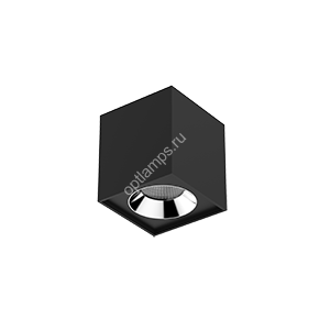 Св-к DL-02 Cube накл 12W 4000K 35° 100*110мм черный RAL9005