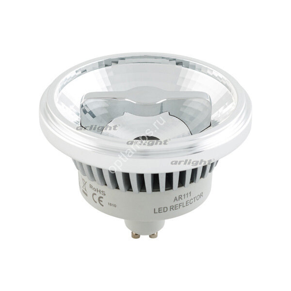 Лампа AR111-FORT-GU10-15W-DIM Warm3000 (Reflector, 24 deg, 230V) (ARL, Металл)