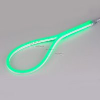 Образец Гибкий неон ARL-CF2835-Mini-24V Green (16x8mm)-0.9m