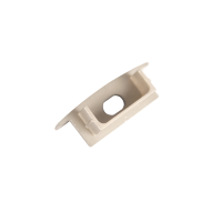 Торцевая крышка для встраиваемого профиля с отверстием пластик 30х11 мм