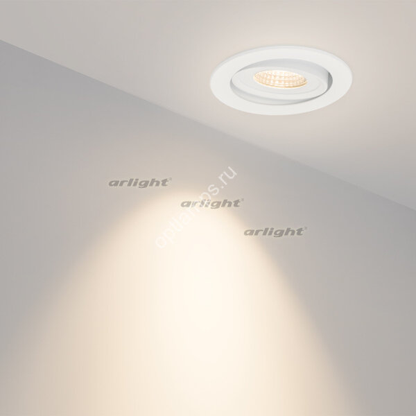 Светодиодный светильник LTD-95WH 9W White 45deg (ARL, IP40 Металл, 3 года)