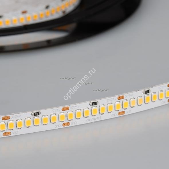 Лента RT 2-5000 24V White6000 10mm (2835, 252 LED/m, LUX) (Arlight, 10 Вт/м, IP20)