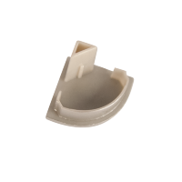 Торцевая крышка для углового профиля глухая 16х16 мм