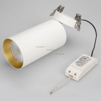 Светильник SP-POLO-BUILT-R95-25W Warm3000 (WH-GD, 40 deg)