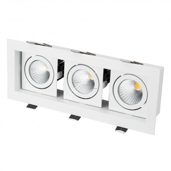 Светильник CL-KARDAN-S260x102-3x9W White (WH, 38 deg)