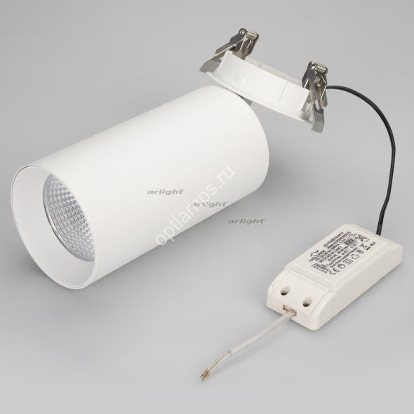 Светильник SP-POLO-BUILT-R95-25W Warm3000 (WH-WH, 40 deg) (Arlight, IP20 Металл, 3 года)