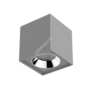 Св-к DL-02 Cube накл 36W 4000K 35° 150*160мм серый RAL7045
