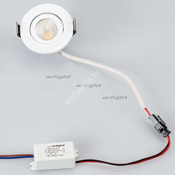Светодиодный светильник LTM-R50WH 5W Warm White 25deg (ARL, IP40 Металл, 3 года)