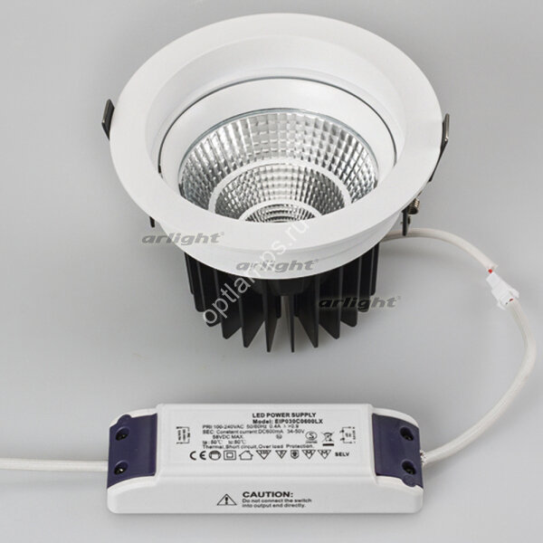 Светодиодный светильник LTD-140WH 25W Day White 60deg (ARL, IP40 Металл, 3 года)