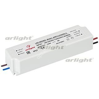 Блок питания ARPV-LV24050-A (24V, 2.0A, 48W) (Arlight, IP67 Пластик, 3 года)