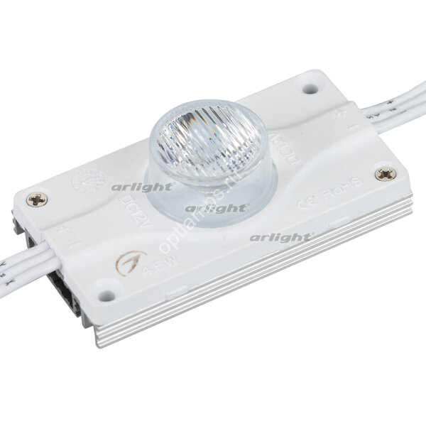 Модуль герметичный ARL-ORION-S45-12V White 15x55 deg (3535, 1 LED) (ARL, Закрытый)