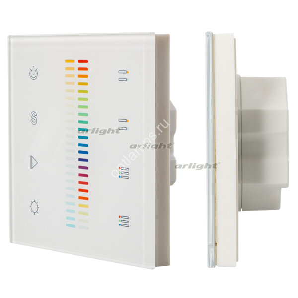Панель Sens SR-2830C-RF-IN White (12-24V, RGB+CCT,DMX,4зоны (ARL, IP20 Пластик, 3 года)