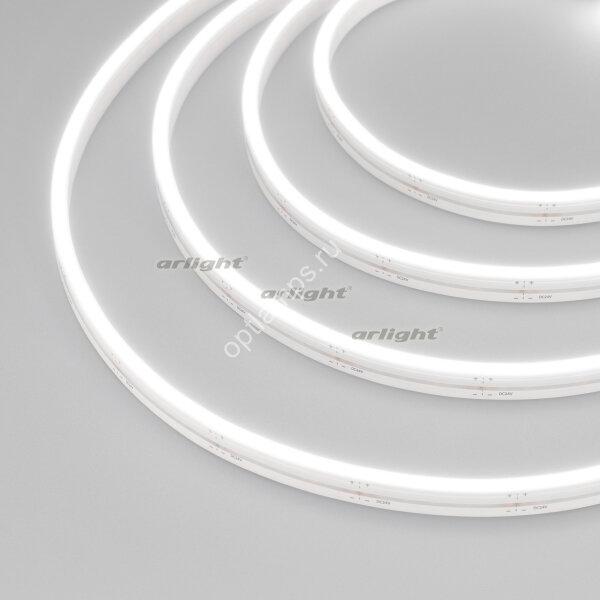 Герметичная лента MOONLIGHT-5000S-SIDE-2835-120-24V White (6х12mm, 10W, IP67) (Arlight, -)