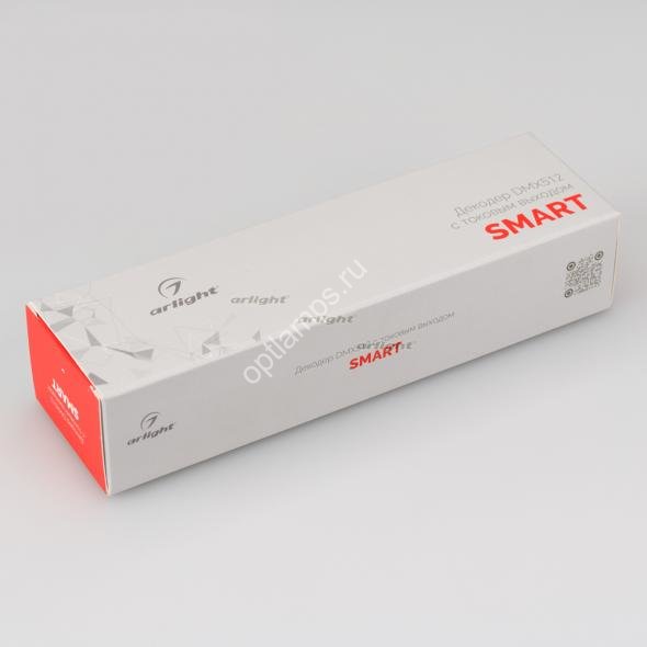 Декодер SMART-K19-DMX (12-48V, 4x350mA) (Arlight, IP20 Пластик, 5 лет)