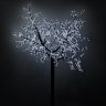 Светодиодное дерево ARD-CHERRY-2.4M-BROWN-1728LED White (220V, 100W)