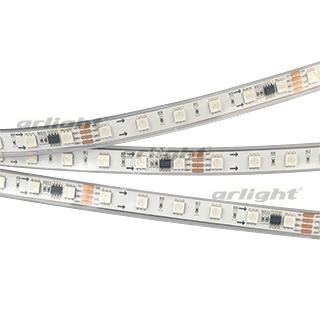 Лента SPI-5000P-5060-60 24V Cx6 RGB-Auto (12mm, 13.2W/m, IP66) (Arlight, Закрытый, IP66)