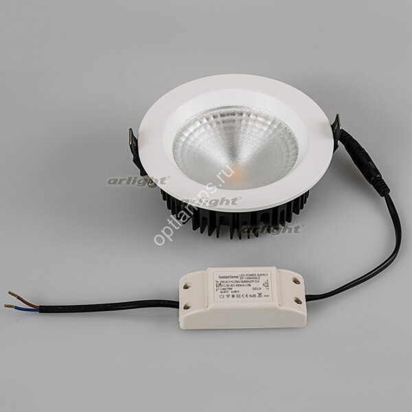 Светодиодный светильник LTD-145WH-FROST-16W Day White 110deg (ARL, IP44 Металл, 3 года)