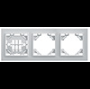 Рамка трехместная горизонтальная, серия Эрна, белая PFR00-9003-01