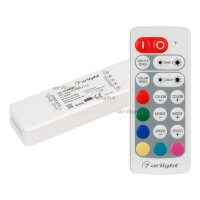 Контроллер ARL-MINI-RGBW-4x2.5A (5-24V, RF ПДУ 20кн) (ARL, IP20 Пластик, 1 год)