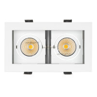 Светильник CL-KARDAN-S180x102-2x9W White (WH, 38 deg) (ARL, IP20 Металл, 3 года)