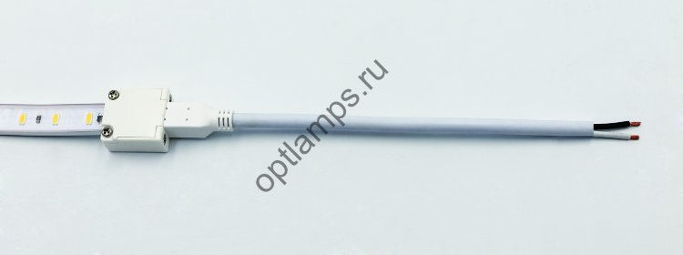 Торцевая заглушка с проводом 60 см для ленты AC230V IP65 (10 шт)