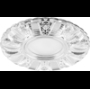 Светильник потолочный встраиваемый со светодиодной подсветкой 15LED*2835 SMD 4000K, MR16 50W G5.3, прозрачный, хром, CD921