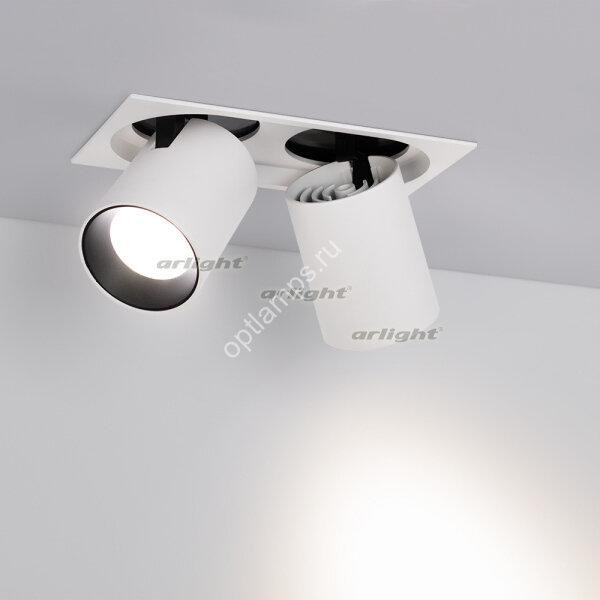 Светильник LGD-PULL-S100x200-2x10W White6000 (WH, 20 deg) (ARL, IP20 Металл, 3 года)