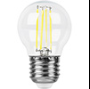 Лампа светодиодная, (9W) 230V E27 2700K прозрачная, LB-509