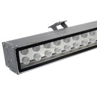 Светодиодный прожектор AR-LINE-1000XL-54W-24V RGB (Grey, 30 deg, DMX512) (ARL, Закрытый)