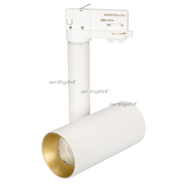 Светильник SP-POLO-TRACK-PIPE-R65-8W White5000 (WH-GD, 40 deg) (ARL, IP20 Металл, 3 года)