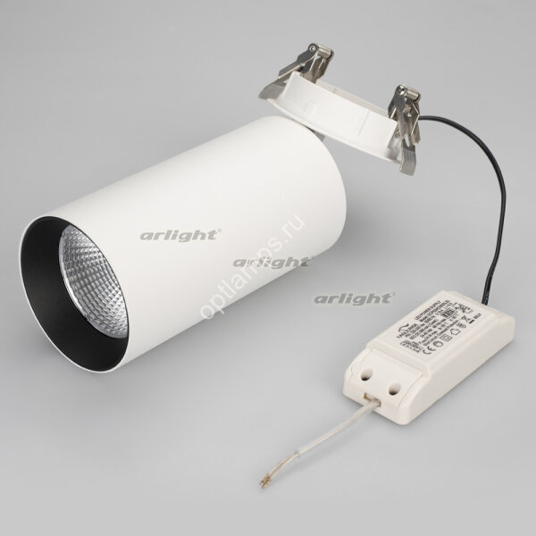 Светильник SP-POLO-BUILT-R95-25W White5000 (WH-BK, 40 deg) (ARL, IP20 Металл, 3 года)