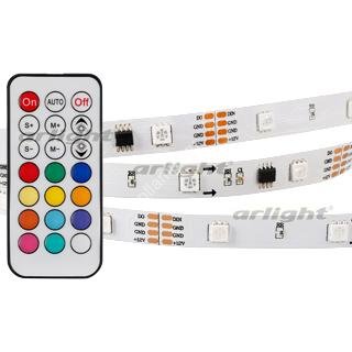 Лента SPI-5000-5060-30 12V Cx3 RGB-Remote (10mm, 7.2W, IP20)