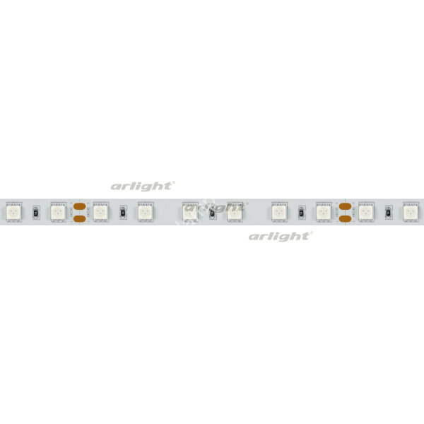 Лента RT 2-5000 24V Orange 2x (5060, 300 LED, LUX) (ARL, 14.4 Вт/м, IP20)