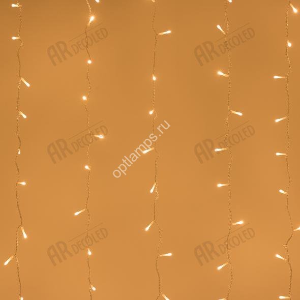 Светодиодная гирлянда ARD-CURTAIN-HOME-1000x1500-CLEAR-96LED Warm (230V, 6W) (Ardecoled, IP20)