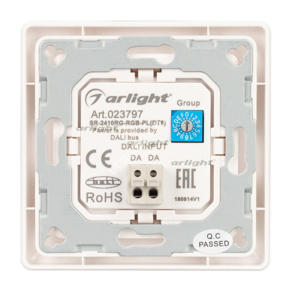 INTELLIGENT ARLIGHT Роторная панель DALI-233-1G-RGB-IN (BUS, DT8, Backlight) (ARL, -)