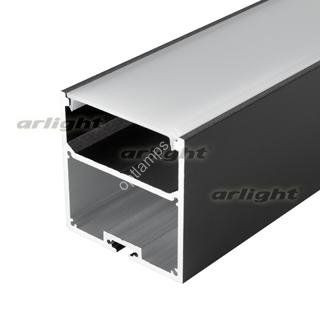 Профиль с экраном SL-LINE-5050-2500 BLACK+OPAL (Arlight, Алюминий)