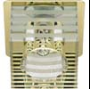 Светильник потолочный встраиваемый, JCD9 35W G9 с прозрачным-матовым  стеклом, золото, DL-172