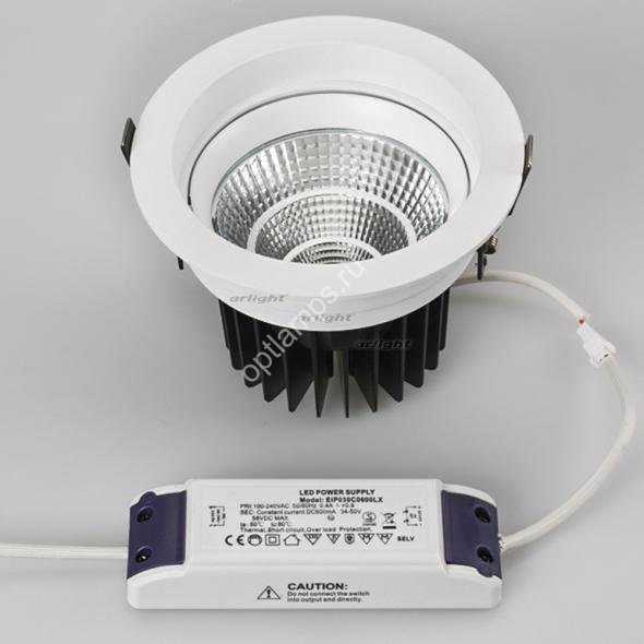 Светодиодный светильник LTD-140WH 25W Warm White 60deg
