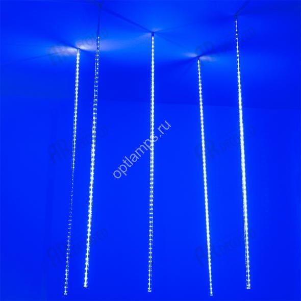 Светодиодная гирлянда ARD-ICEFALL-CLASSIC-D12-1000-5PCS-CLEAR-120LED-LIVE BLUE (230V, 11W) (Ardecoled, IP65)